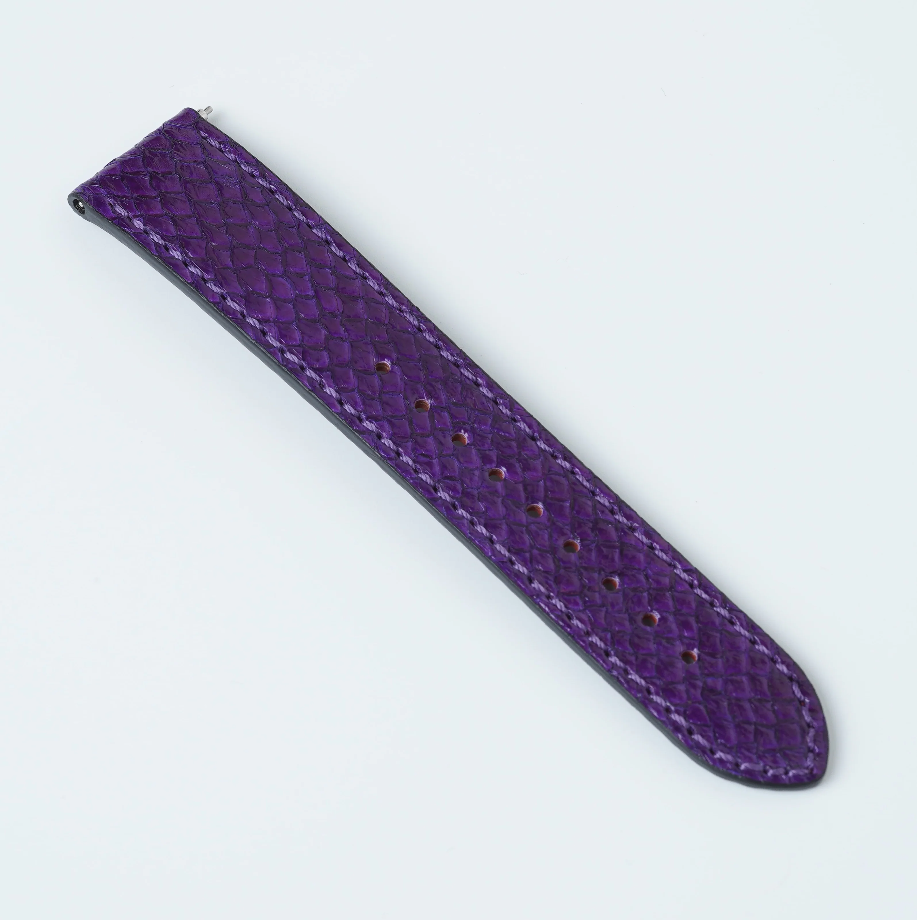 Purple Salmon Leather Straps - Image 4