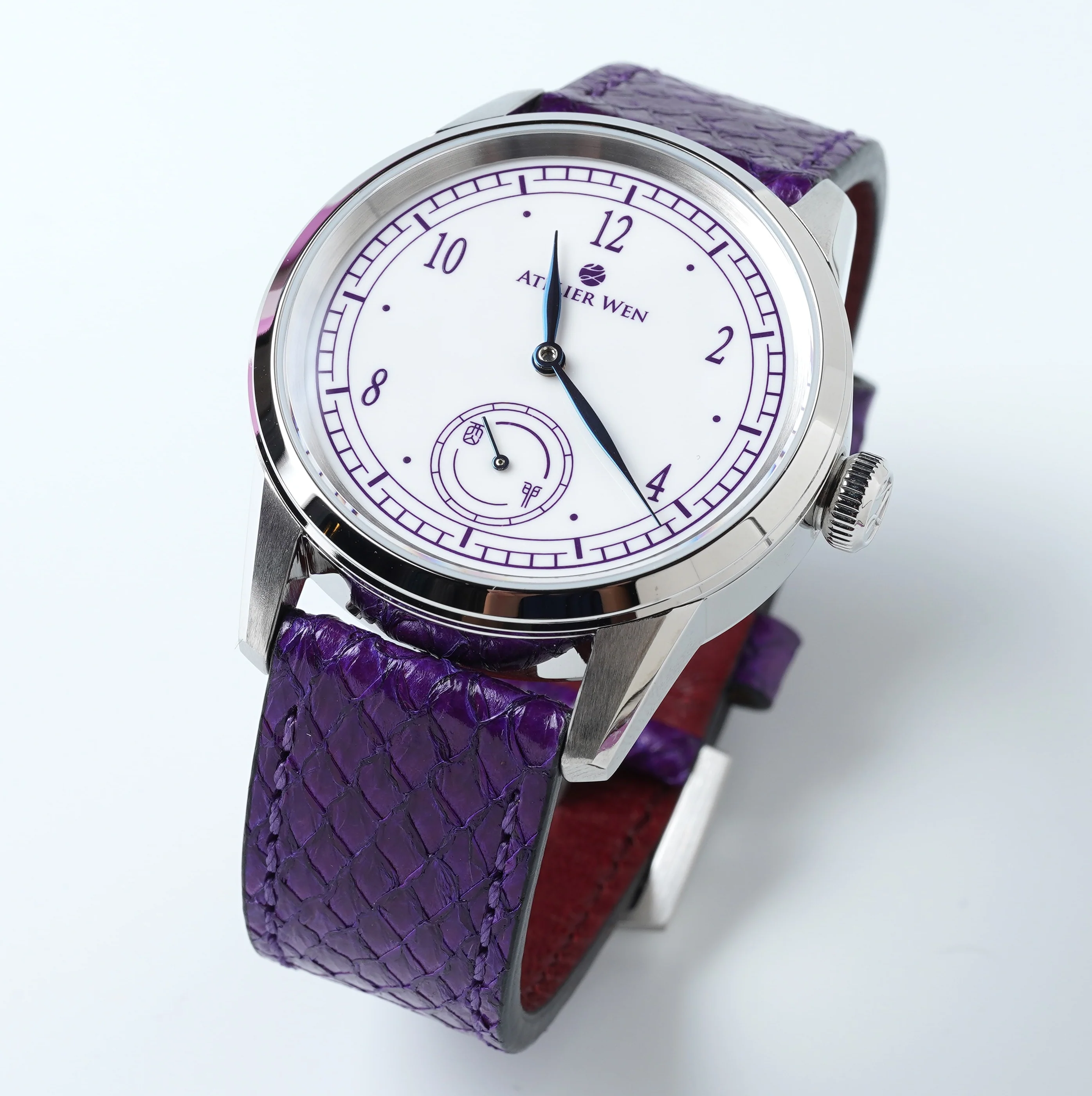 Purple Salmon Leather Straps - Image 6