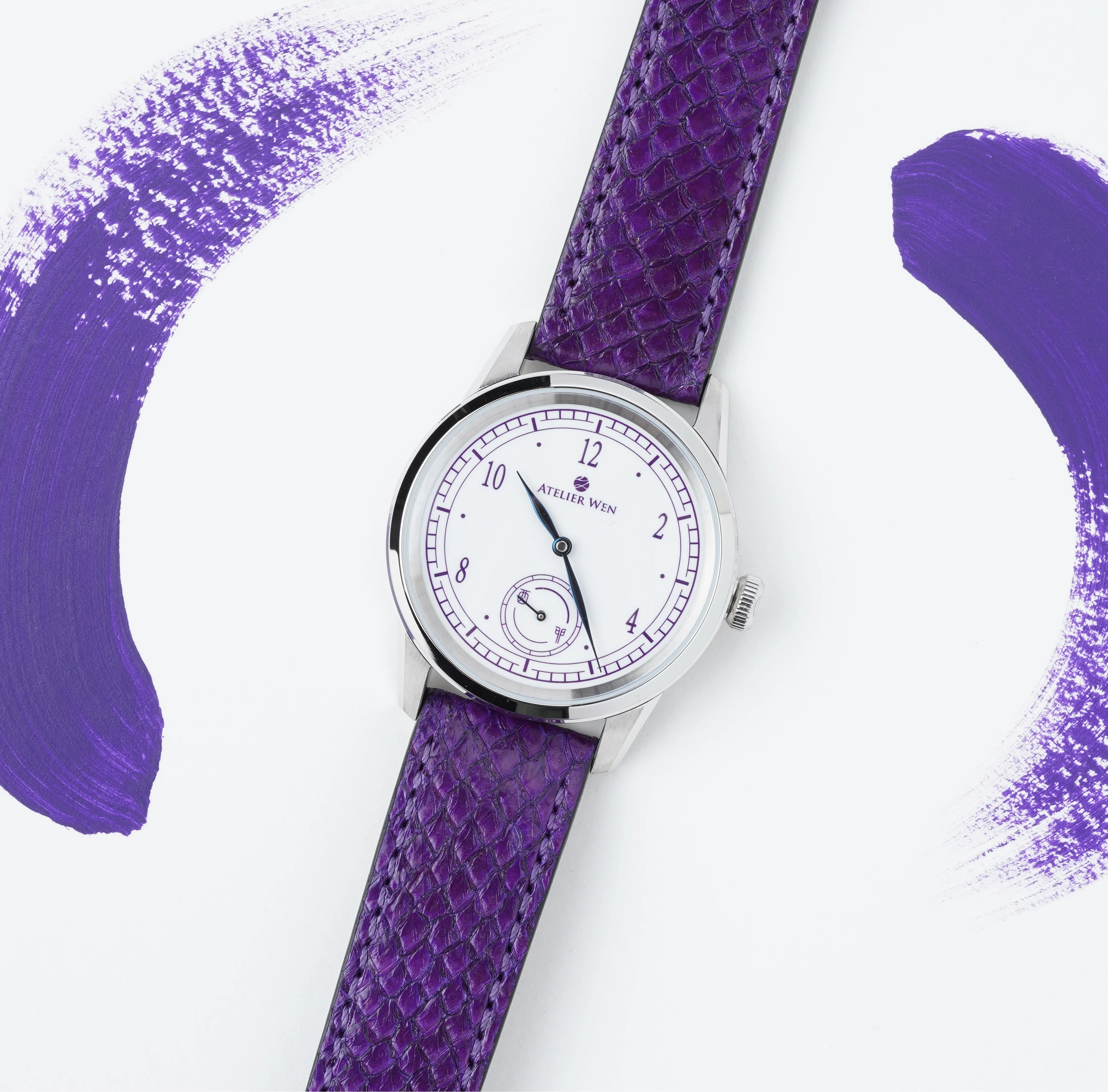 Purple Salmon Leather Straps - Image 7