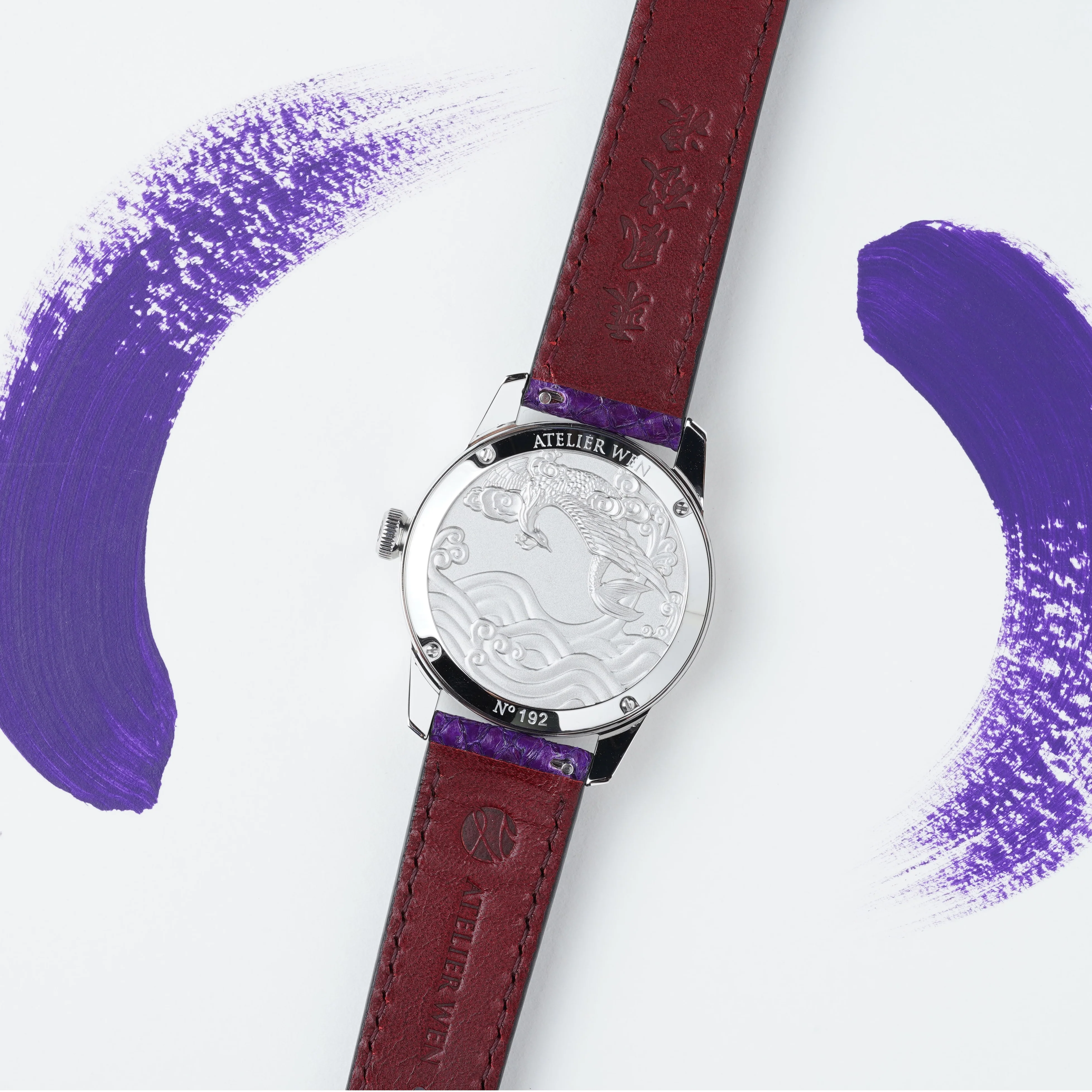 Purple Salmon Leather Straps - Image 8