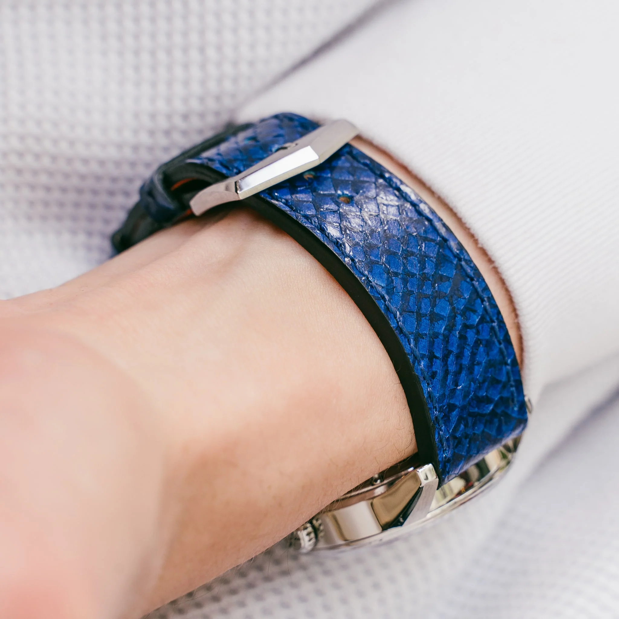 Blue Salmon Leather Straps - Image 10