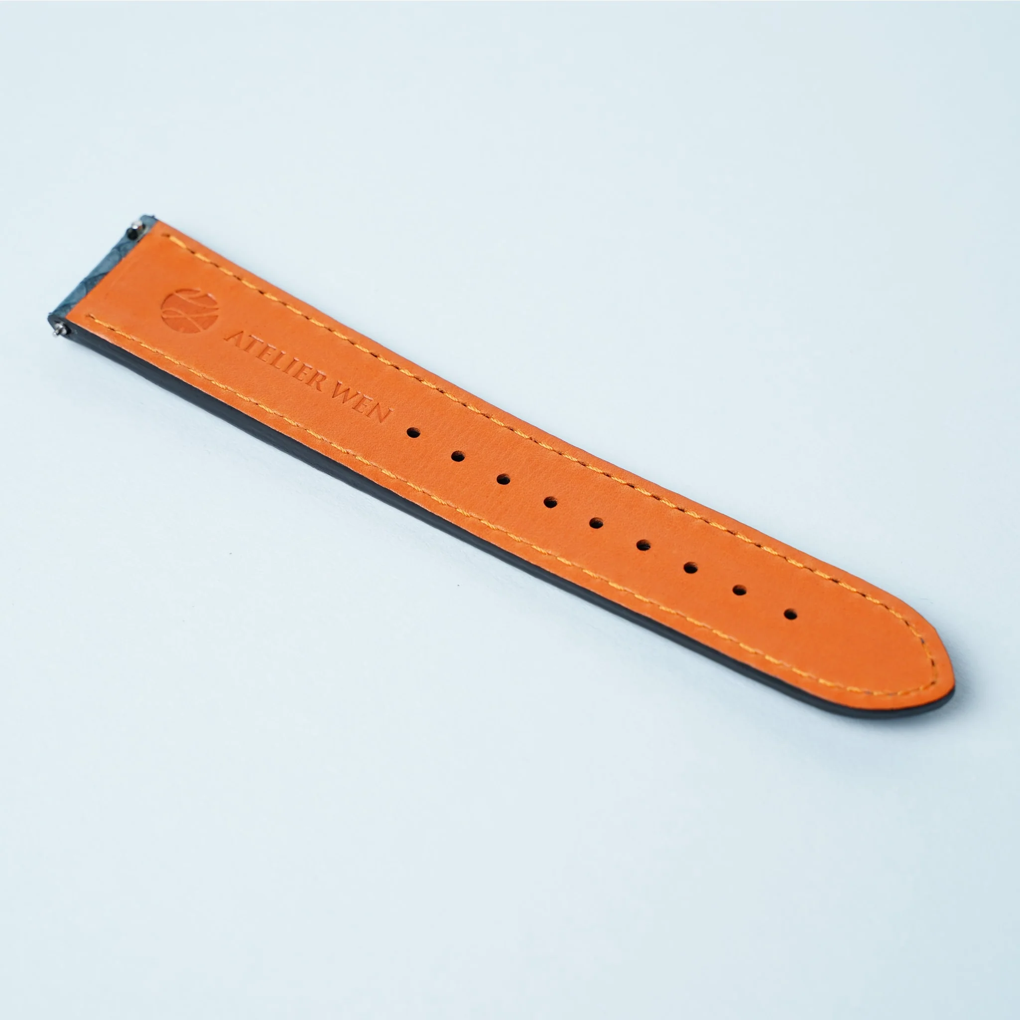Blue Salmon Leather Straps - Image 3