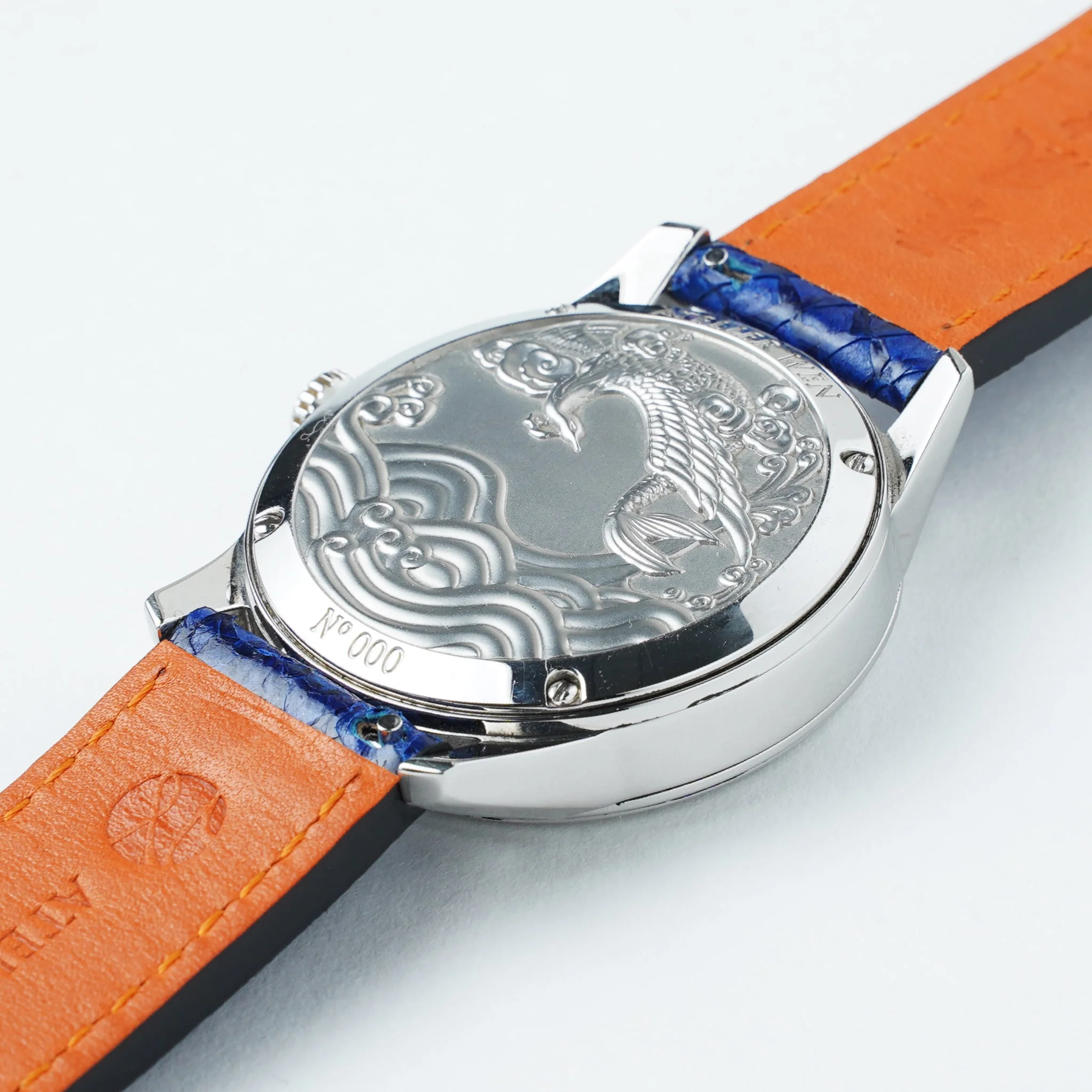 Blue Salmon Leather Straps - Image 4