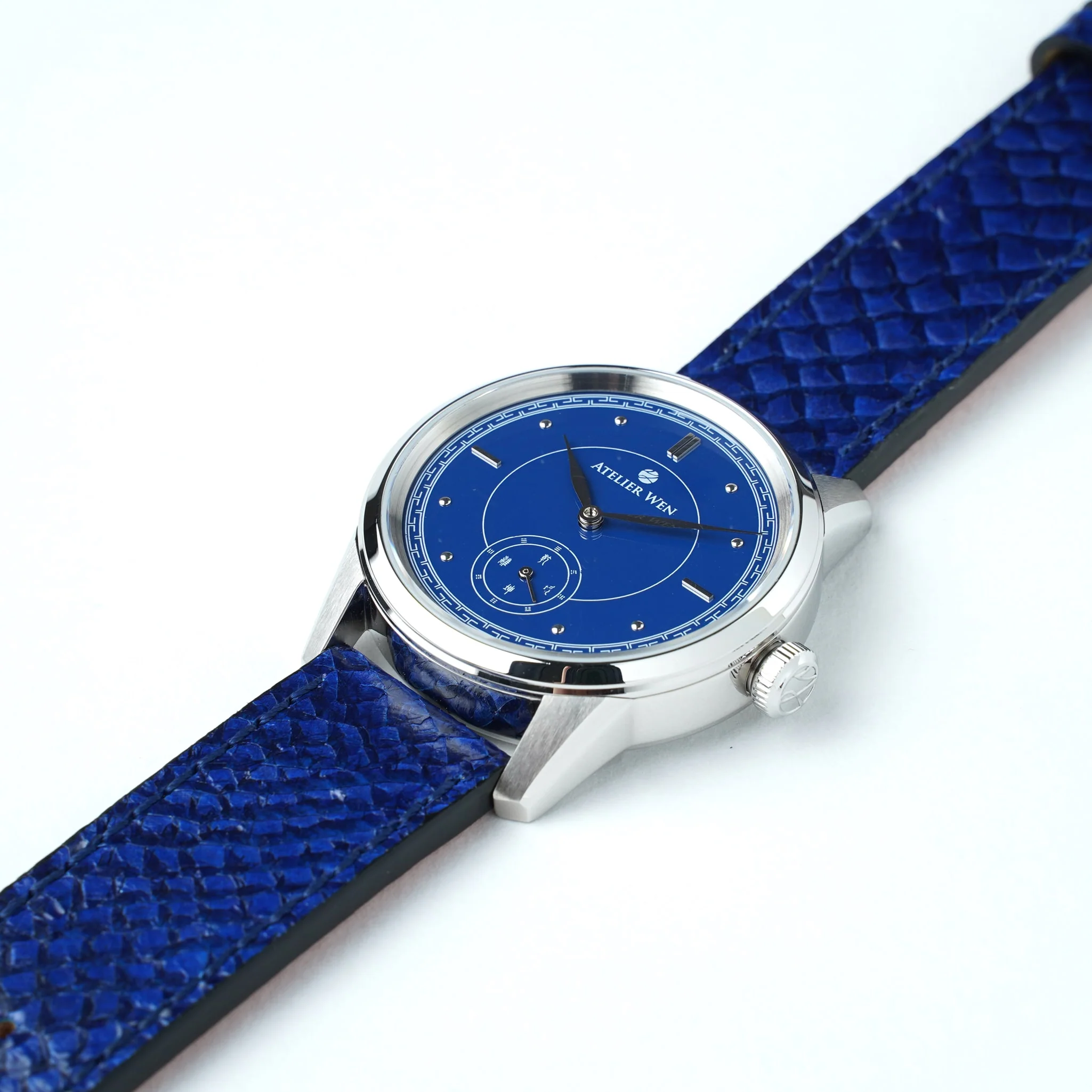 Blue Salmon Leather Straps - Image 5